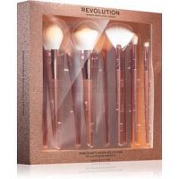 Makeup Revolution Precious Stone Rose Quartz sada štetcov (na tvár)