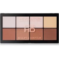 Makeup Revolution Pro HD Sculpt & Contour paleta na kontúry tváre  15 g