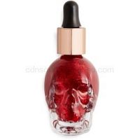 Makeup Revolution Skull tekutý rozjasňovač s kvapkadlom odtieň Blood Of My Enemies 13 ml