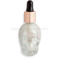 Makeup Revolution Skull tekutý rozjasňovač s kvapkadlom odtieň Ghosted! 13 ml