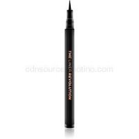 Makeup Revolution The Liner Revolution vodeodolné očné linky v pere odtieň Black 1 ml