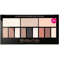 Makeup Revolution Ultra Eye Contour kontúrovacia paletka na oči odtieň Light & Shade 14 g