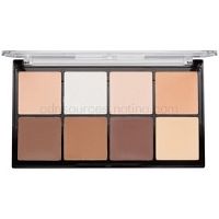 Makeup Revolution Ultra Pro HD Light Medium paleta na kontúry tváre púdrová  20 g