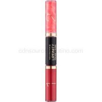 Max Factor Lipfinity Colour and Gloss dlhotrvajúci rúž a lesk na pery 2 v 1 odtieň 560 Radiant Red 2x3 ml
