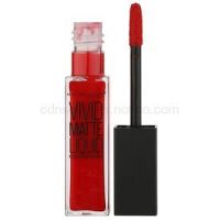 Maybelline Color Sensational Vivid Matte Liquid tekutý rúž s matným efektom odtieň 35 Rebel Red 8 ml