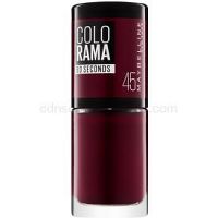 Maybelline Colorama 60 Seconds rýchloschnúci lak na nechty odtieň 45 Cherry On 7 ml