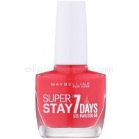 Maybelline Forever Strong Super Stay 7 Days lak na nechty odtieň 490 Hot Salsa 10 ml
