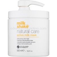 Milk Shake Natural Care Active Milk aktívna mliečna maska pre suché a poškodené vlasy  500 ml