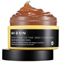 Mizon Enjoy Fresh-On Time rozjasňujúca a hydratačná maska s medom pre suchú pleť 100 ml