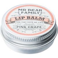 Mr Bear Family Pink Grape balzam na pery pre mužov  15 ml