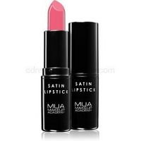 MUA Makeup Academy Satin saténový rúž odtieň Romance 3,2 g