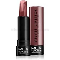 MUA Makeup Academy Velvet Matte matný rúž odtieň Hotline 3,5 g