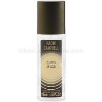 Naomi Campbell Queen of Gold deodorant s rozprašovačom pre ženy 75 ml