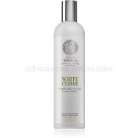Natura Siberica Sibérie Blanche White Cedar objemový šampón pre všetky typy vlasov 400 ml