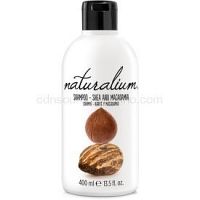 Naturalium Nuts Shea and Macadamia regeneračný šampón pre suché a poškodené vlasy 400 ml
