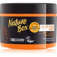 Nature Box Apricot intenzívne vyyživujúca maska na lesk a hebkosť vlasov 200 ml