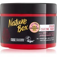 Nature Box Pomegranate vyživujúca a hydratačná maska na vlasy na ochranu farby 200 ml