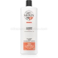 Nioxin System 4 Color Safe Cleanser Shampoo jemný šampón pro farbené a poškodené vlasy 1000 ml