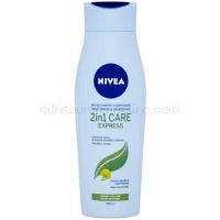 Nivea 2in1 Care Express Protect & Moisture šampón a kondicionér 2 v1 pre všetky typy vlasov 250 ml