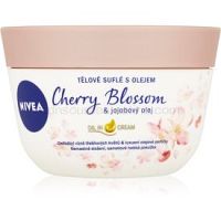 Nivea Cherry Blossom & Jojoba Oil telové suflé 200 ml