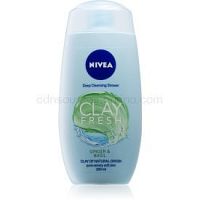 Nivea Clay Fresh Ginger & Basil sprchový gél s ílom  250 ml