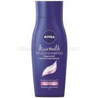 Nivea Hairmilk ošetrujúci šampón pre jemné vlasy 50 ml