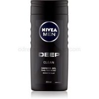 Nivea Men Deep sprchový gél na tvár, telo a vlasy 250 ml