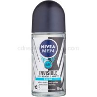 Nivea Men Invisible Black & White guličkový antiperspirant pre mužov  50 ml