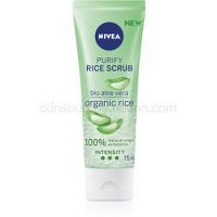Nivea Rice Scrub Aloe Vera čistiaci pleťový peeling 75 ml