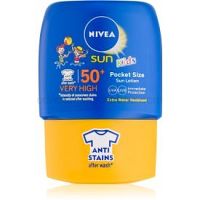 Nivea Sun Kids detské mlieko na opaľovanie do vrecka SPF 50+  50 ml