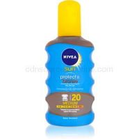 Nivea Sun Protect & Bronze suchý olej na opaľovanie SPF 20 200 ml