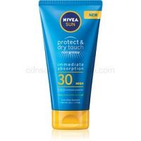 Nivea Sun Protect & Dry Touch gélový krém na opaľovanie SPF 30 175 ml
