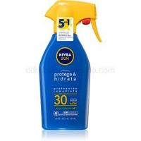 Nivea Sun Protect & Moisture hydratačný sprej na opaľovanie SPF 30 300 ml