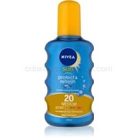 Nivea Sun Protect & Refresh chladivý neviditeľný sprej na opaľovanie SPF 20  200 ml