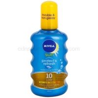 Nivea Sun Protect & Refresh neviditeľný sprej na opaľovanie SPF 10  200 ml