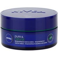 Nivea Visage Pure & Natural regeneračný nočný krém pre všetky typy pleti 50 ml
