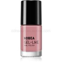 NOBEA Day-to-Day lak na nechty s gélovým efektom odtieň Timid Pink #N04 6 ml