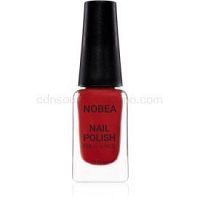 NOBEA Festive lak na nechty s gélovým efektom odtieň Cardinal 10 ml