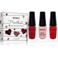 NOBEA Heartbeat sada lakov na nechty Cardinal odtieň