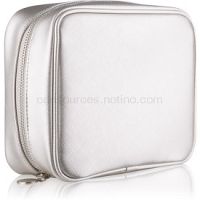 Notino Basic cestovná kozmetická taška dámska strieborná (21 × 6,5 × 16,5 cm)  