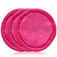 Notino Spa odličovacie tampóny z mikrovlákna farebné varianty Pink 3 ks
