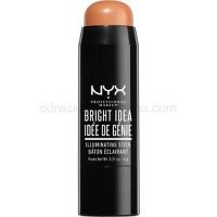 NYX Professional Makeup Bright Idea rozjasňovač v tyčinke odtieň Bermuda Bronze 09 6 g