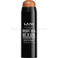 NYX Professional Makeup Bright Idea rozjasňovač v tyčinke odtieň Sandy Glow 11 6 g