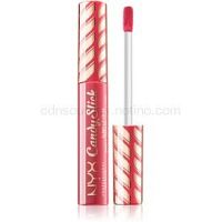 NYX Professional Makeup Candy Slick Glowy Lip Color vysoko pigmentovaný lesk na pery odtieň 02 Watermelon Taffy 7,5 ml