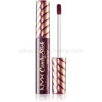 NYX Professional Makeup Candy Slick Glowy Lip Color vysoko pigmentovaný lesk na pery odtieň 08 Cherry Cola 7,5 ml