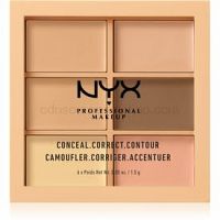 NYX Professional Makeup Conceal. Correct. Contour  odtieň 01 Light 6 x 1,5 g
