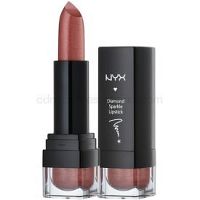 NYX Professional Makeup Diamond Sparkle rúž odtieň 09 Walnut 4,2 g