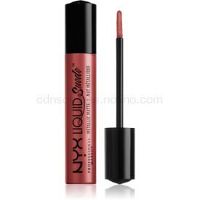 NYX Professional Makeup Liquid Suede™ Metallic Matte Tekutý vodeodolný rúž s metalickým finišom odtieň 30 Bella 4 ml