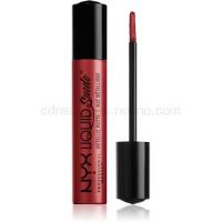 NYX Professional Makeup Liquid Suede™ Metallic Matte Tekutý vodeodolný rúž s metalickým finišom odtieň 37 Acme 4 ml