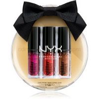 NYX Professional Makeup Love Lust Disco Glitter Goals sada rúžov 3 x 1,2 ml